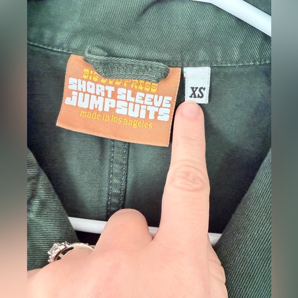 Big Bud Press Green Short Sleeve Jumpsuit | XS - Picture 3 of 5